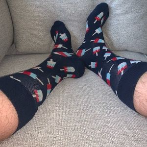 Printed socks.